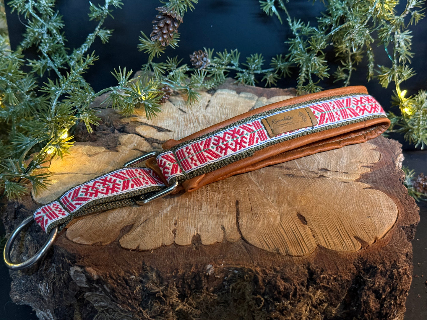 Nelli fodrad renskinn Halsband