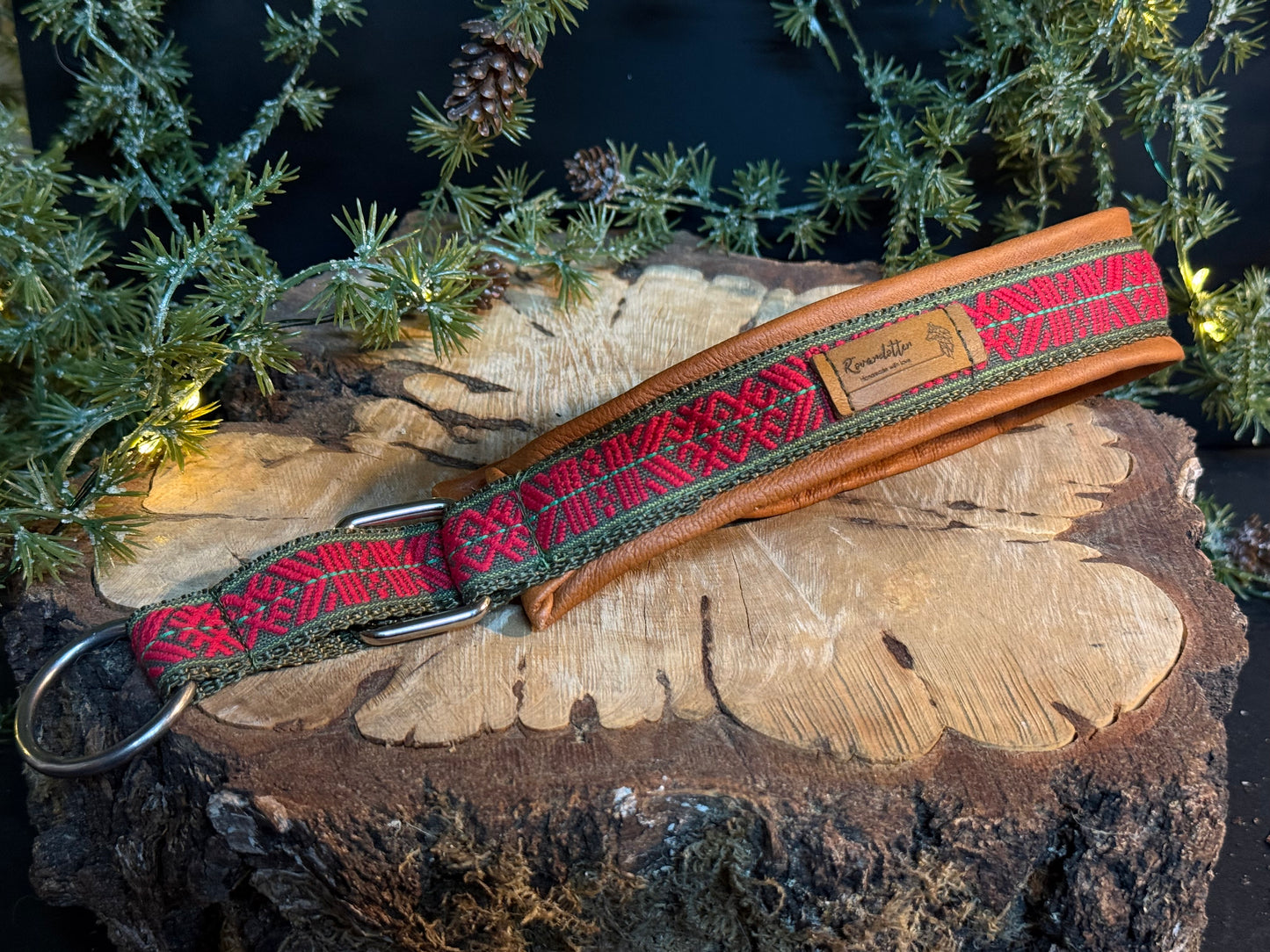 Nelli fodrad renskinn Halsband